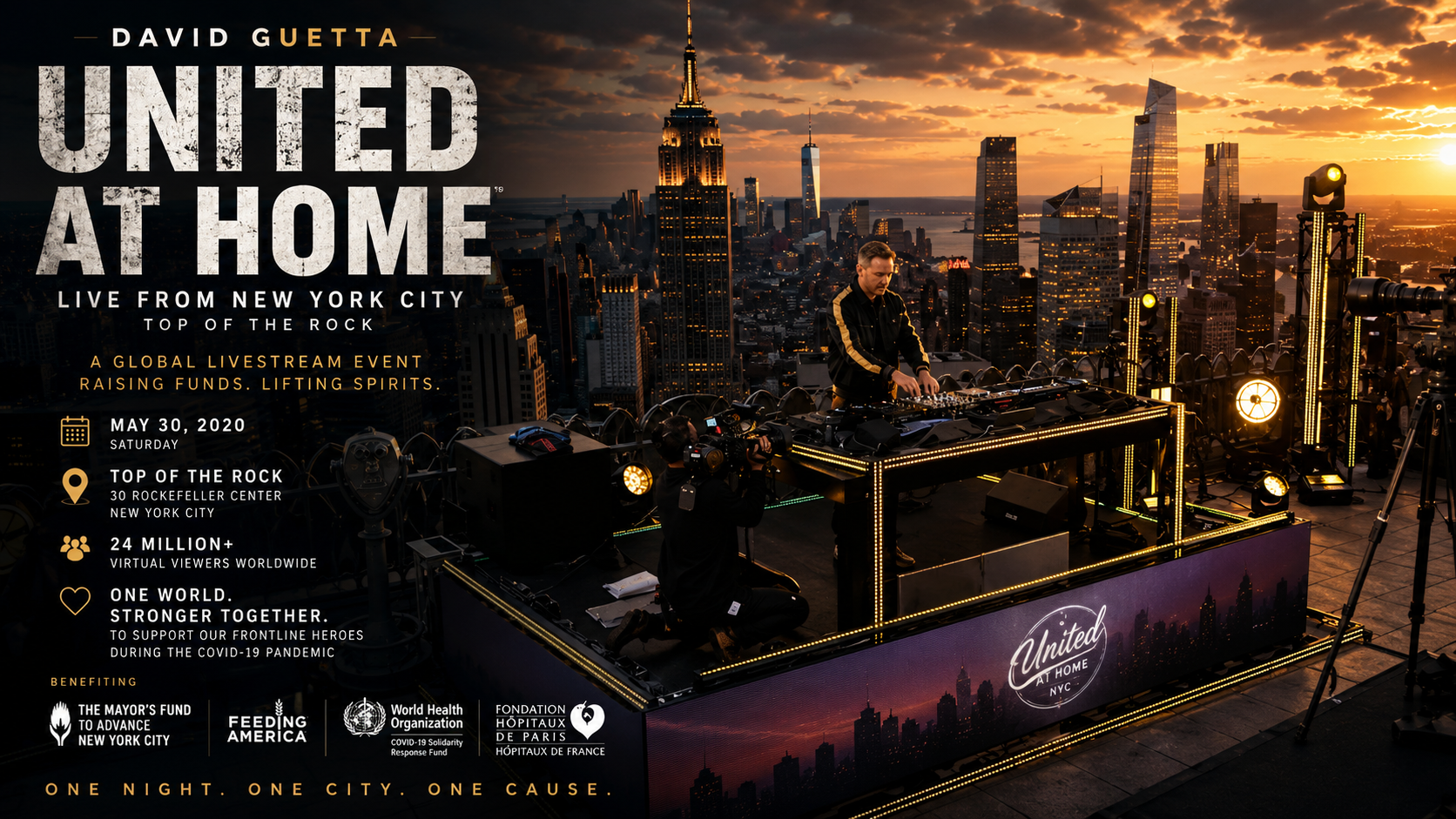 David Guetta — United at Home: New York — Global Livestream · 2020